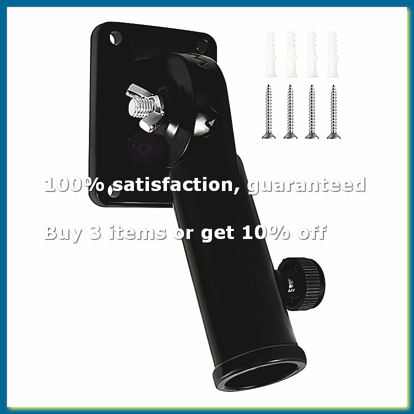 ●Flag Pole Holder Mounting Bracket Adjustable Flagpole Rod Hitch Bracket Multi-Position Flag Pole Mounting Bracket,Black