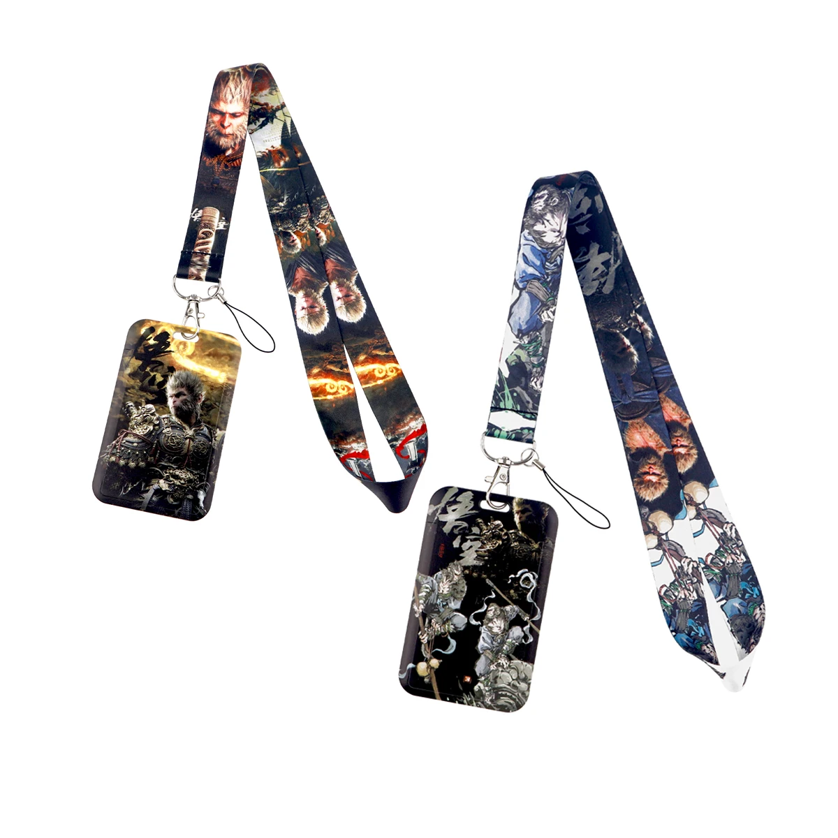 

Black Myth Neck Strap Lanyard For Keys Keychain Badges Holder Popular Game Character ID Credit CardHang Rope Accessories Gifts