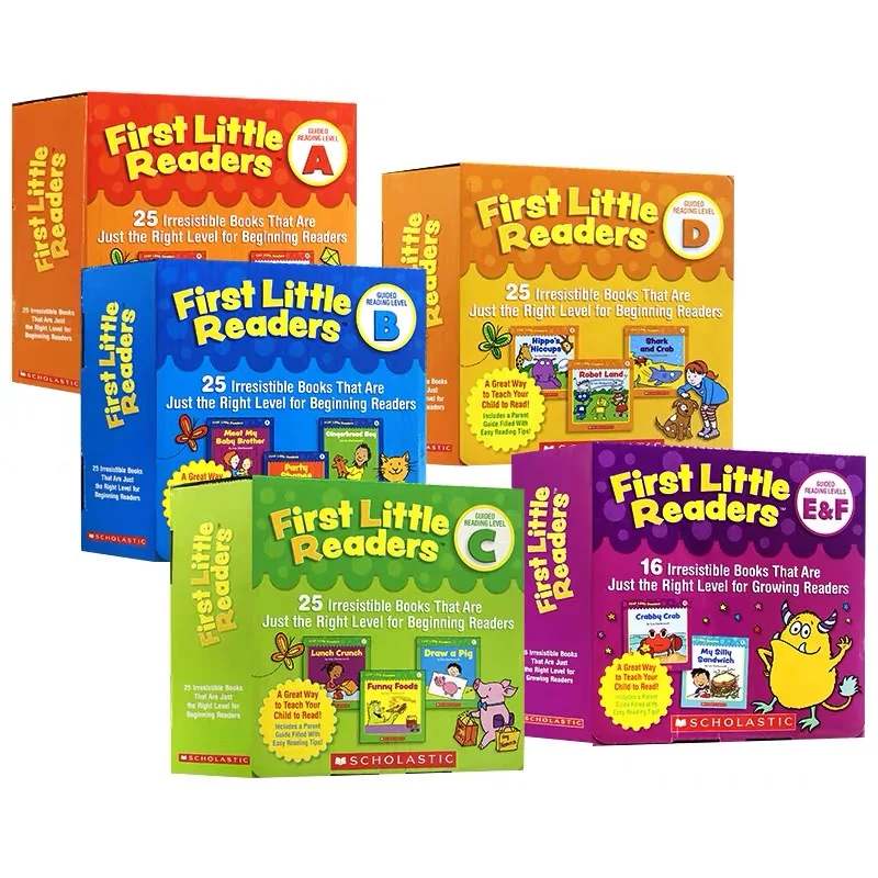 

5 Box's First Little Readers 116 Books Learn To Read for Parents Educational Toys Classroom English Stoy Book for Kids Gifts