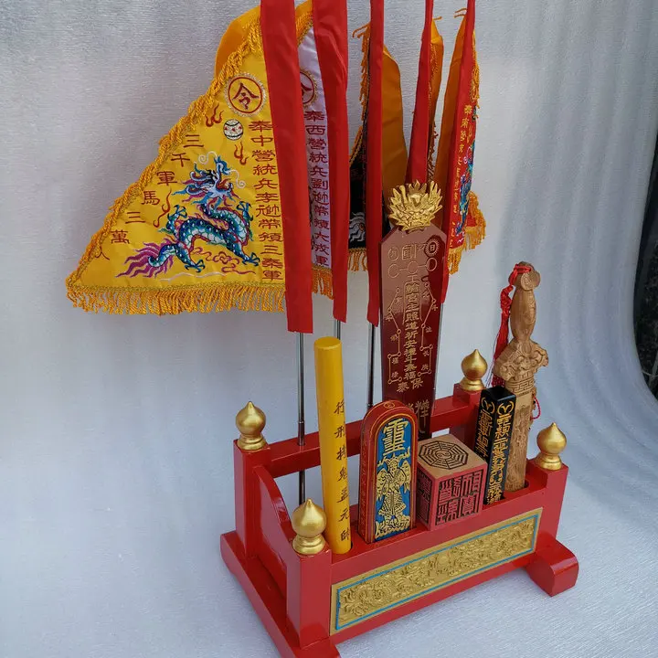 A Set Southeast Asia Taoism Buddhism Geomantic omen master peach wood Exorcism FA QI practice FA SHU JIA