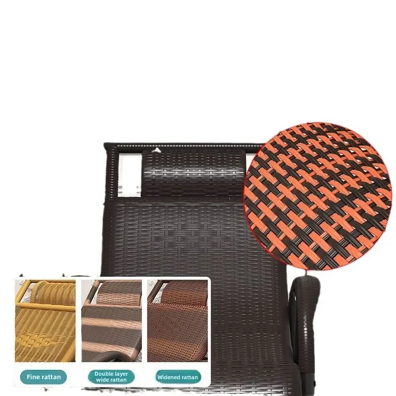 كرسي هزاز هزاز من الخيزران للكبار قيلولة كرسي غرفة المعيشة شرفة كسول كبار السن الترفيهي كرسي كسول #1