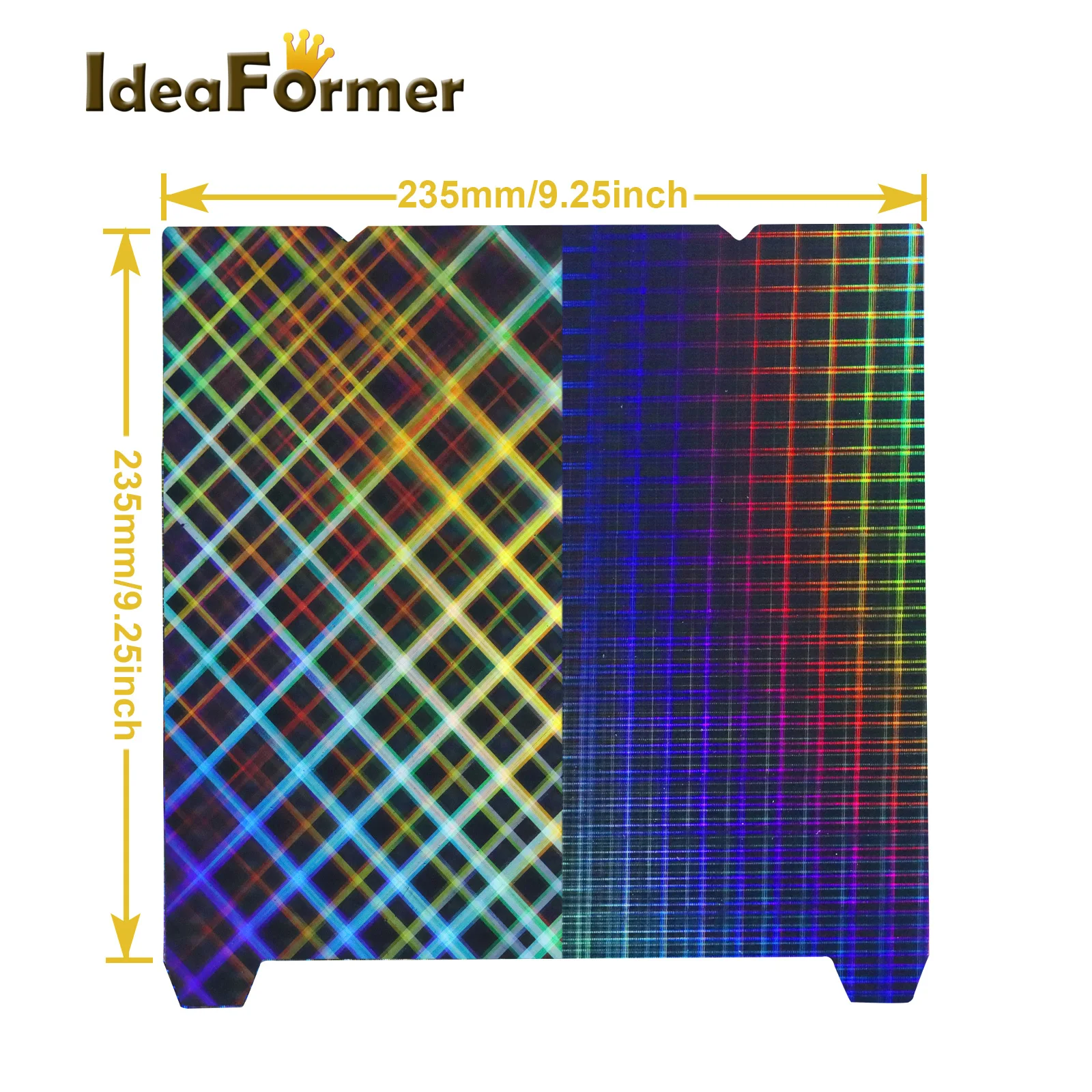 

235 × 235 мм обновленный лист PES для Ender5-S1 двухсторонняя магнитная пружинная стальная рабочая пластина 3D-принтер горячая кровать