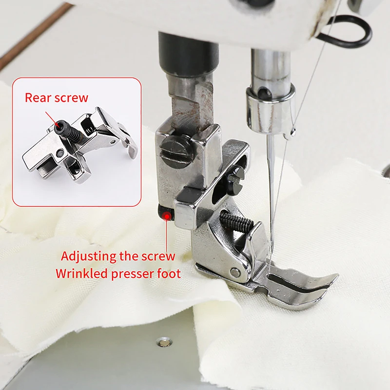 Multifuncional Presser Foot para Lockstitch Machine, Industrial Zipper Foot, Acessórios regulares, T4, 1Pc