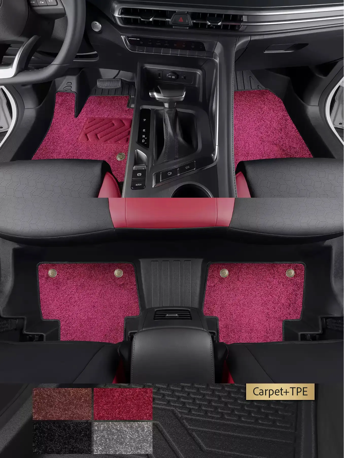 Left-Hand Drive Car Custom Fit Floor Mat For Changan CS35 PLUS 2012-2026 Waterproof Foot Mat Wear-Resistant Odorless Floor Liner