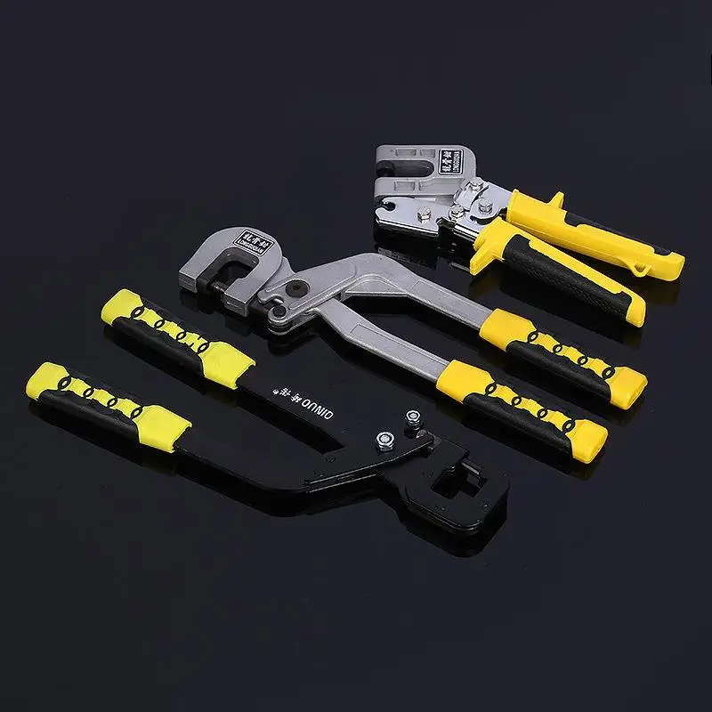 Stud Crimper Aluminum Alloy Handle Gypsum Plaster Board Drywall Tool Lightweight Keel Pliers For Fastening Metal Gadgets