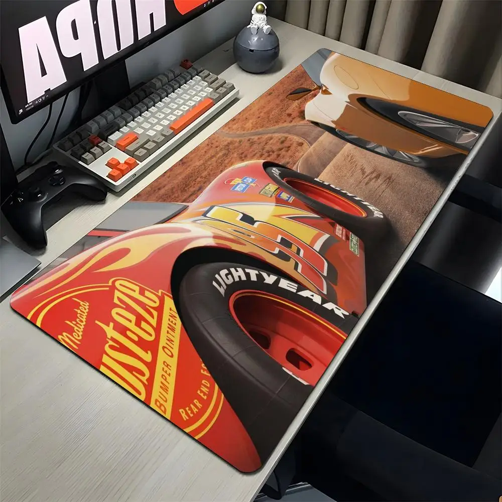 Anime Characters Lightning McQueen Mouse Pad Gaming Mousepad Abstract Large 900x400x5mm MouseMat Gamer XXL Mause Carpet PC Desk