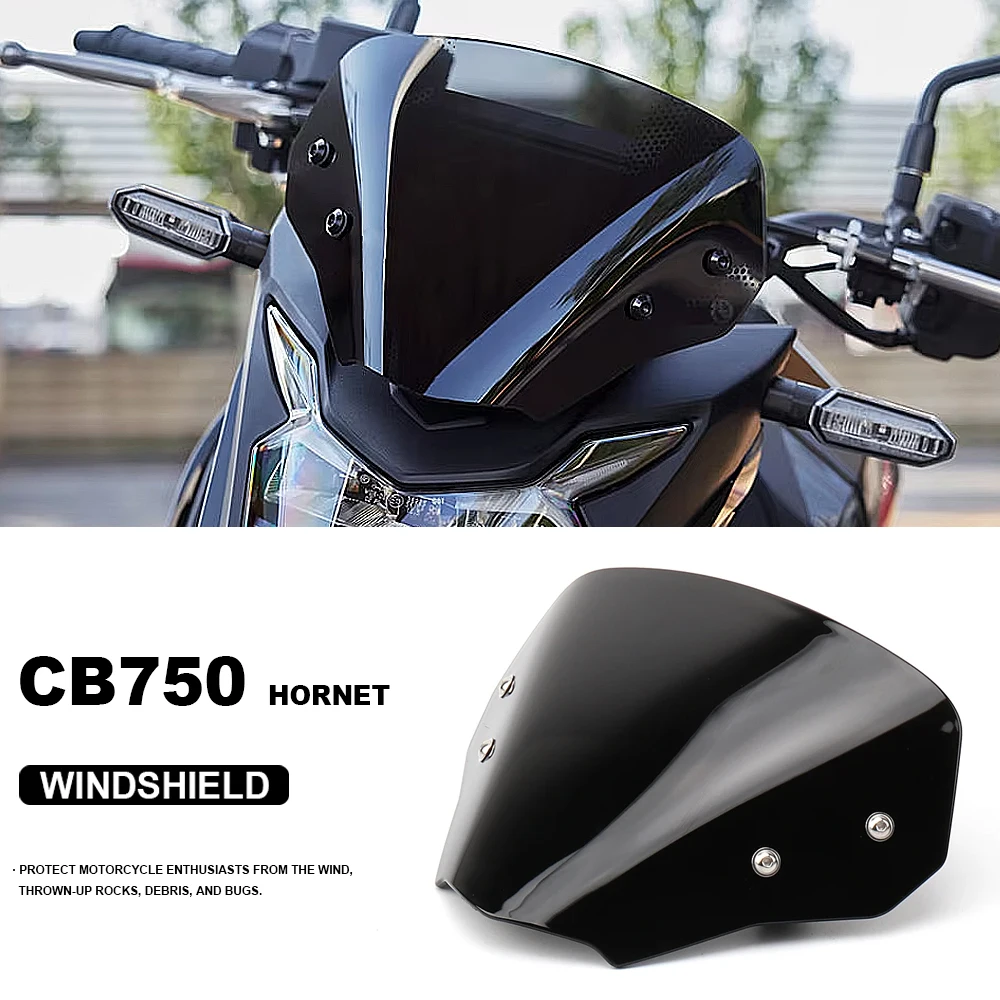 

Motorcycle Accessories 3 colors Front Windshield Visor Wind Shield For HONDA CB 750 Hornet cb750 CB750 HORNET 2023