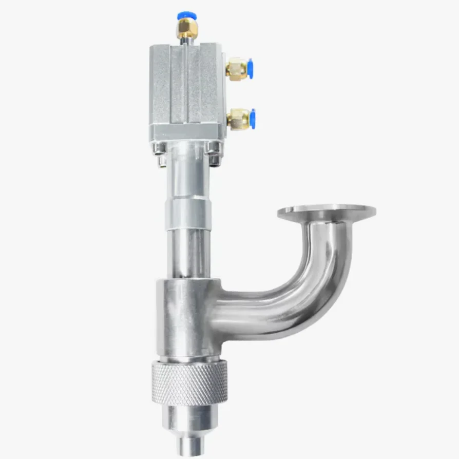 Anti-drip Blowing Type Semi-automatic Electric Driven Beer Filling Valve Pump Stainless Steel Nozzle Bottles 220V 1% Accuracy