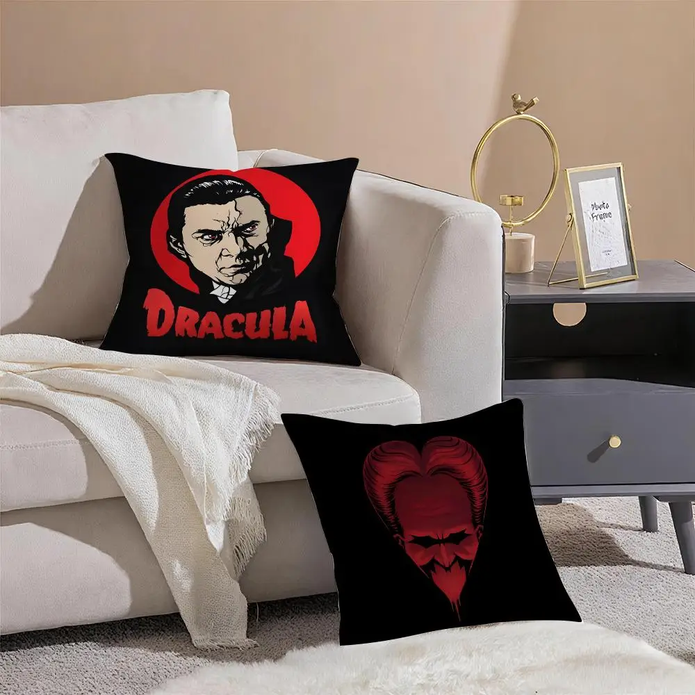 Horror Movie T-Terrifier Cushion Cover Throw Pillow Cover Hidden Button Durable Polyester Chair Cushion