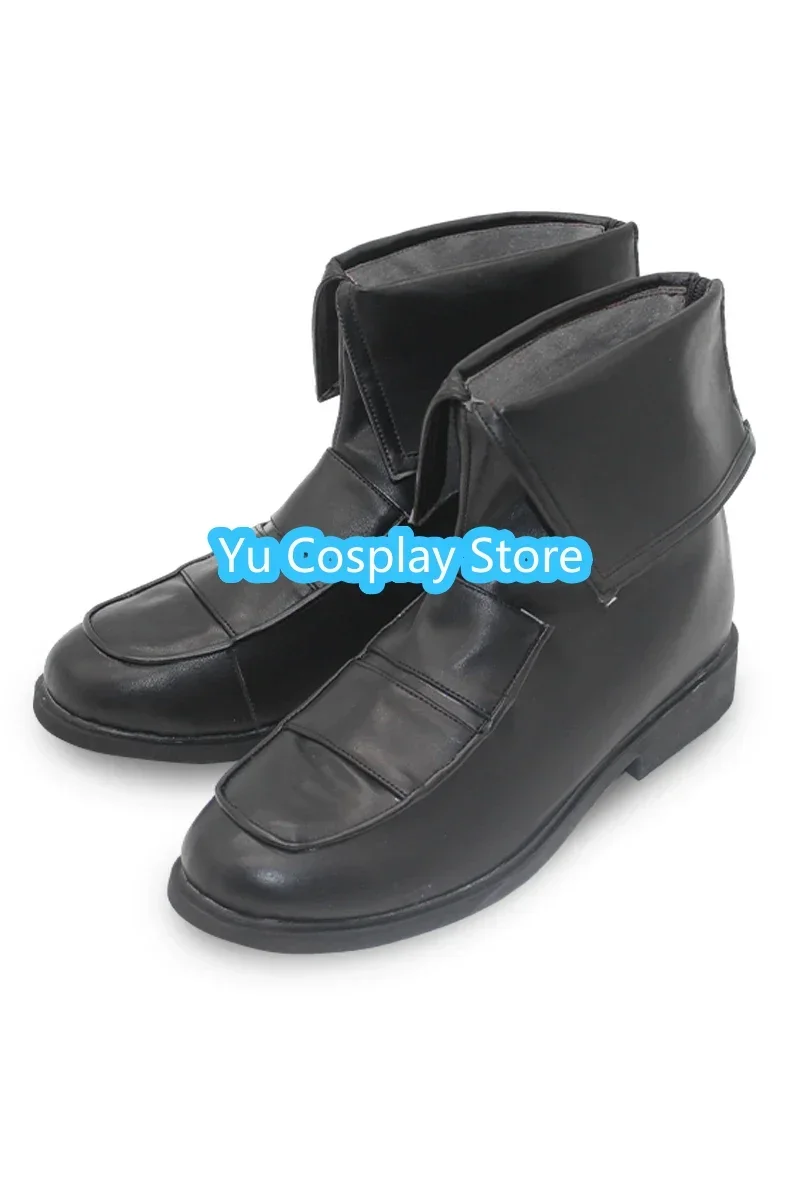 Ky Kiske-zapatos de Cosplay de cuero PU, botas de Carnaval para Halloween, accesorios de Cosplay hechos a medida