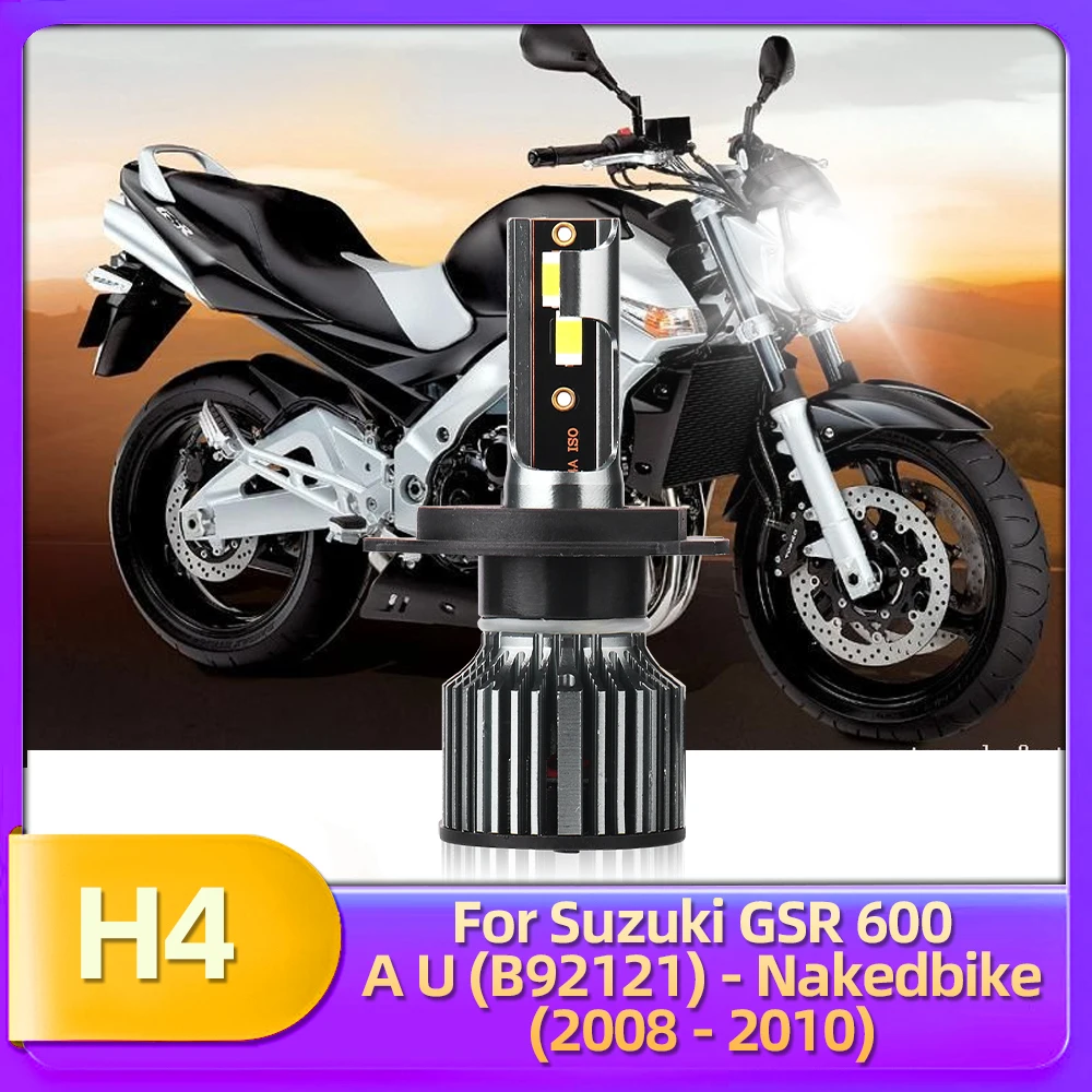 

Motorcycle Headlight H4 12V Moto Hi/Lo Beam CSP Led Bulb 7500LM Lamp For Suzuki GSR 600 A U (B92121) - Nakedbike 2008 2009 2010