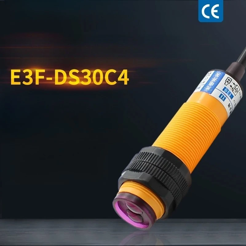 E3F‑DS30 Diffuse Reflection Photoelectric Switch DC6‑36V NPN PNP NO NC 3‑Wire Proximity Sensor