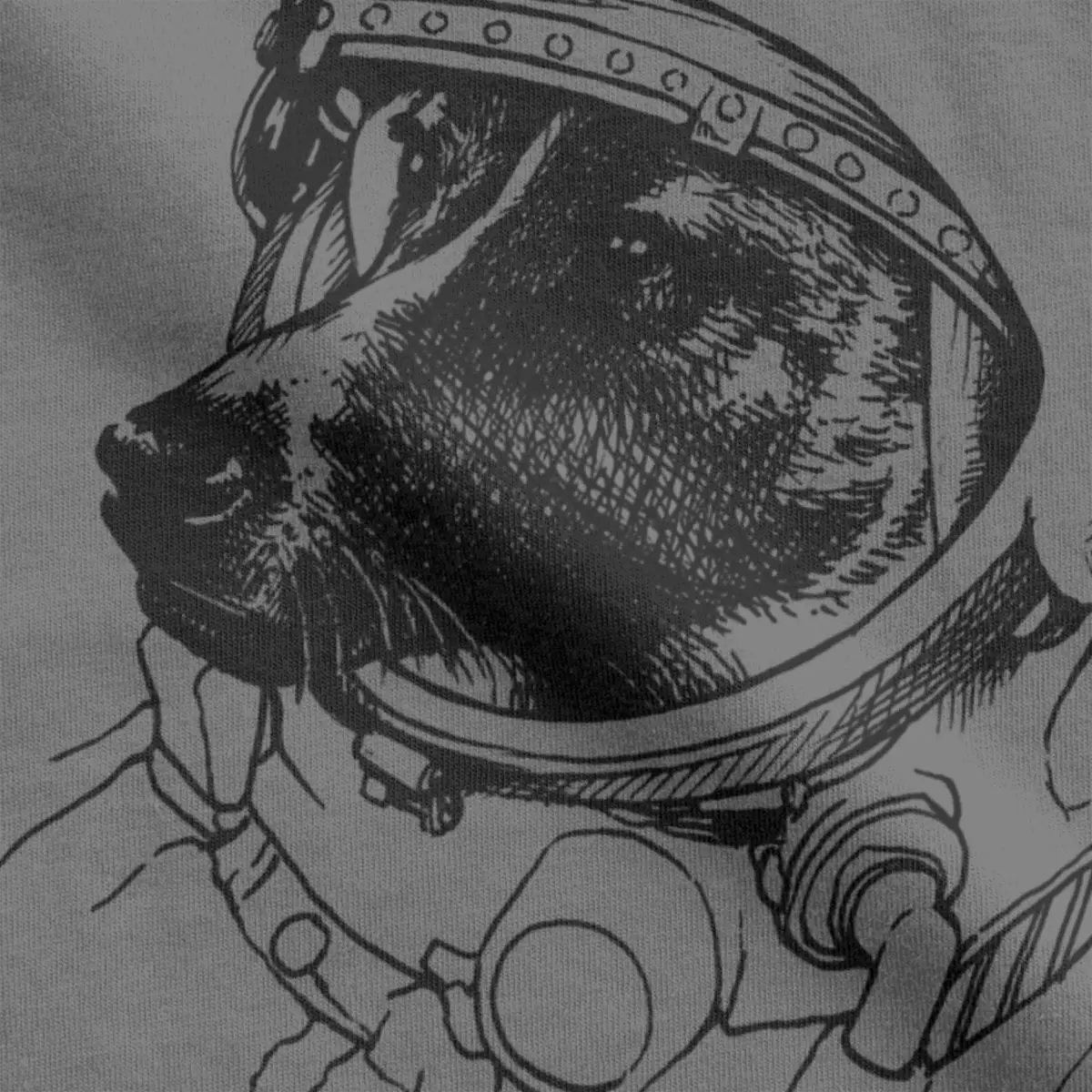 CCCP Rusia Laika Space Urss Astronauta Dog Men\'s T Shirt Awesome Tee Shirt Short Sleeve T-Shirts Cotton Gift Idea Clothes