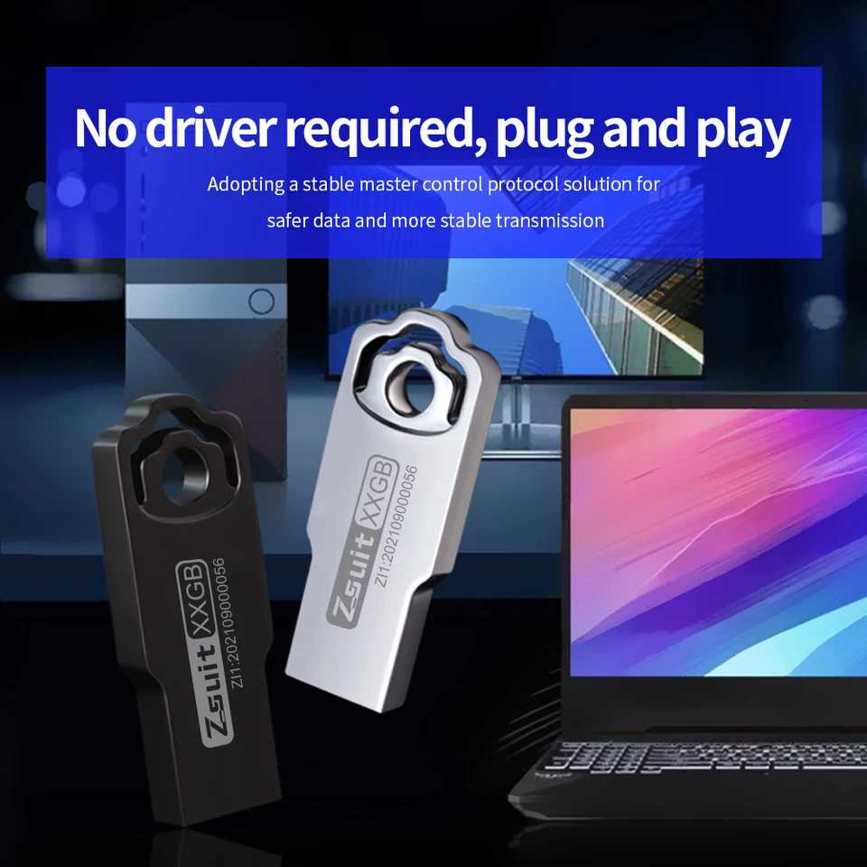 Zsuit 金属製USBメモリ 16GB～128GB 10個セット