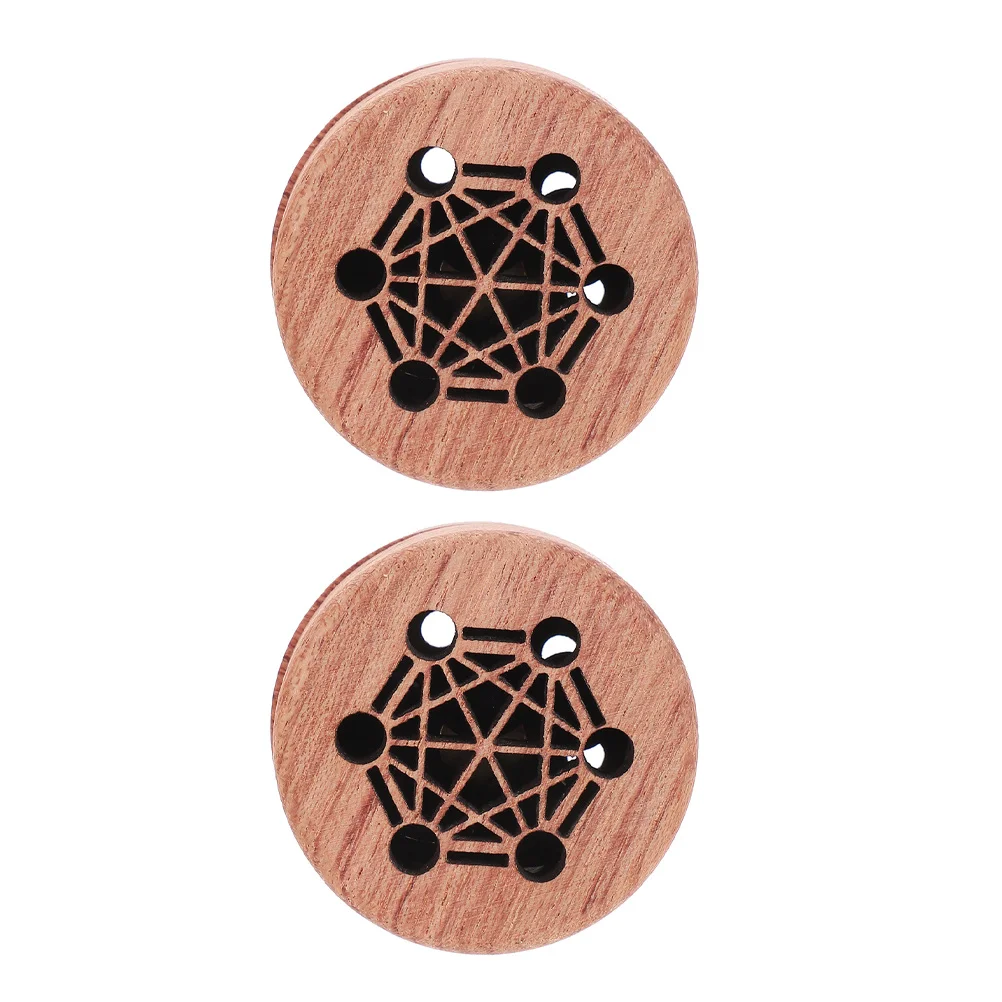 

2Pcs Wood Essential Oil Car Diffuser Stylish Air Vent Freshener Clips Long Lasting Fragrance Dual Usage Home Auto