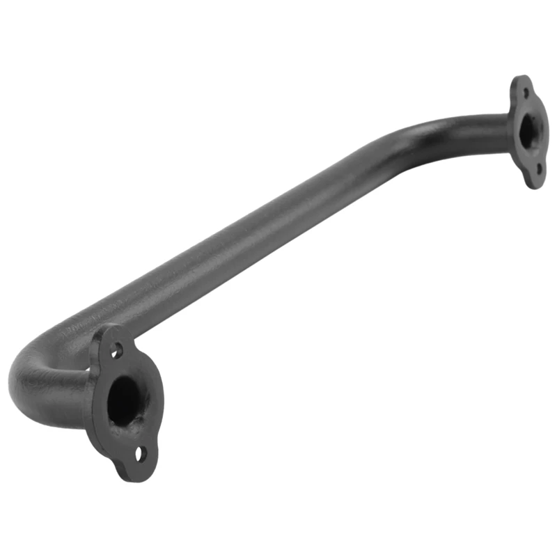 10 Inch Metal Industrial Pipe Wall Handrail - Pipe Barn Door Pull Handle, Staircase Steps Handrail, Indoor & Outdoor