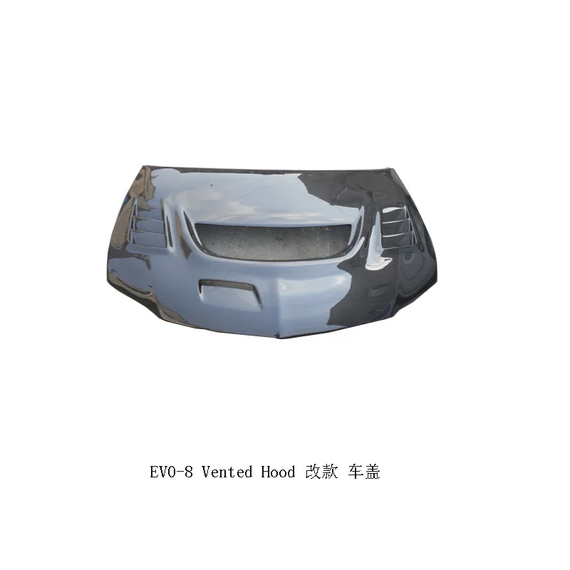 Auto parts EVO8-9CW Style Vented Hood facelift hood, hood carbon fiber products