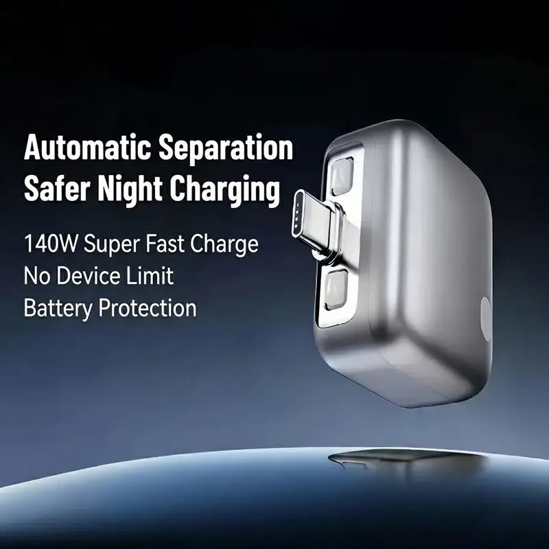 140W Super Fast USB C Charger With Auto Disconnect And Battery Protection Perfect For Phones Laptops Tablets Home Travel Use