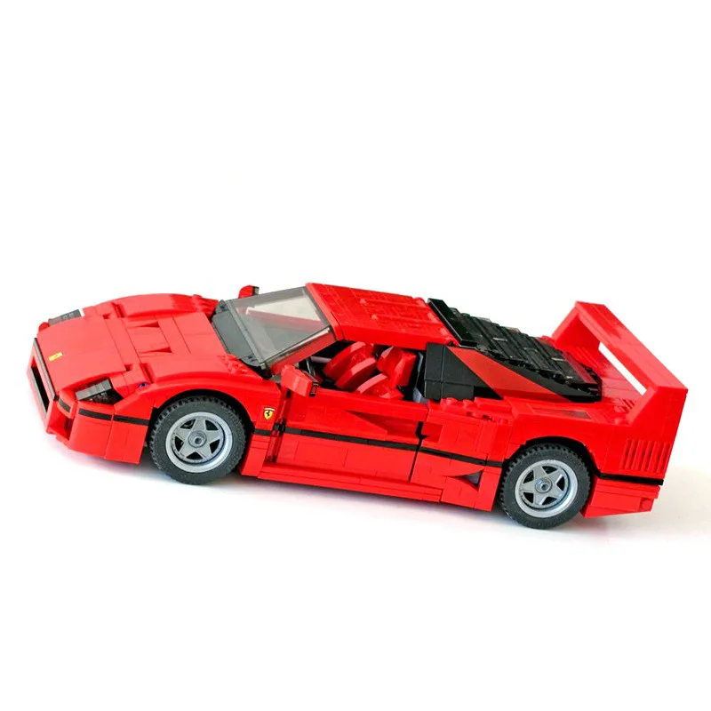 NEW Creative Expert Classic Racing F40 Compatible with 21004 Super Luxury Sports Car Splicing Assembly Building Block Toy Model