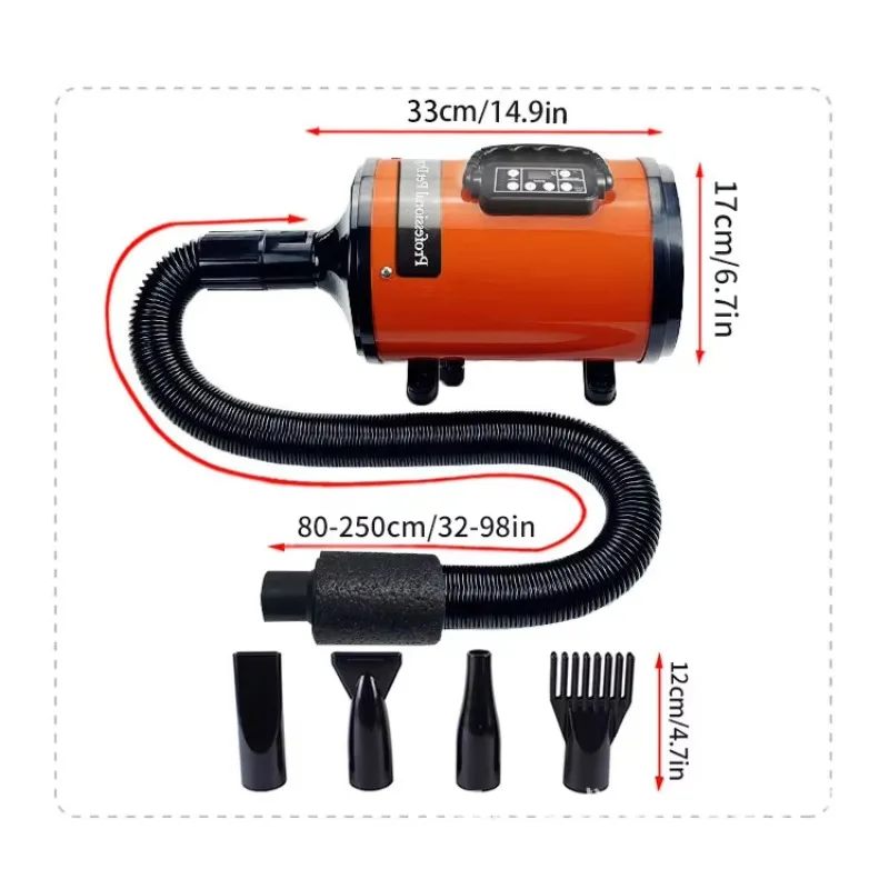 

Pet Blower Hair Dryers for Dog Grooming With Handle.