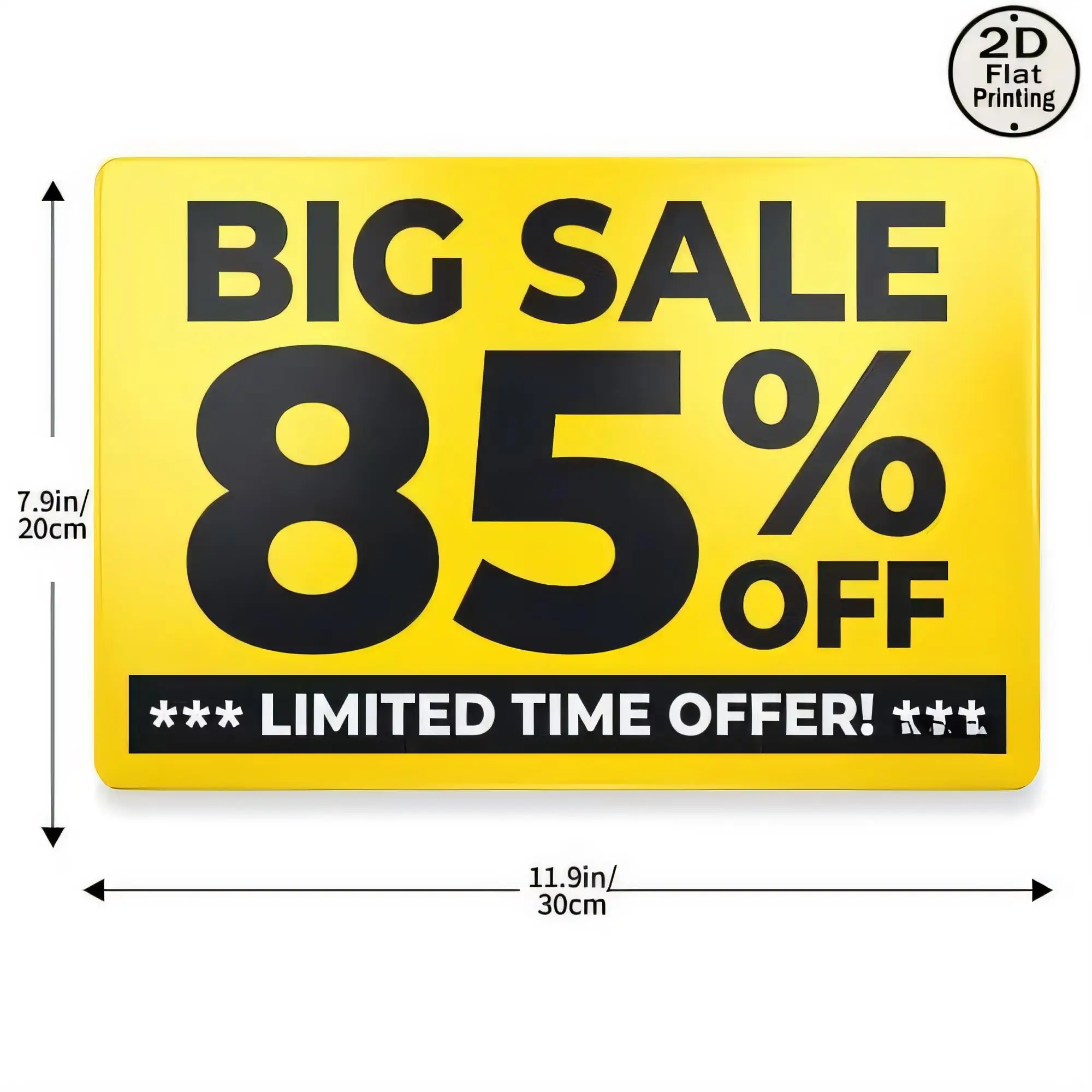Tin Sign Big Sale 85% OFF Limited Time Offer 2D Flat Printing Metal Wall Art Poster for Shop Store Office Bar Decoration Vintage