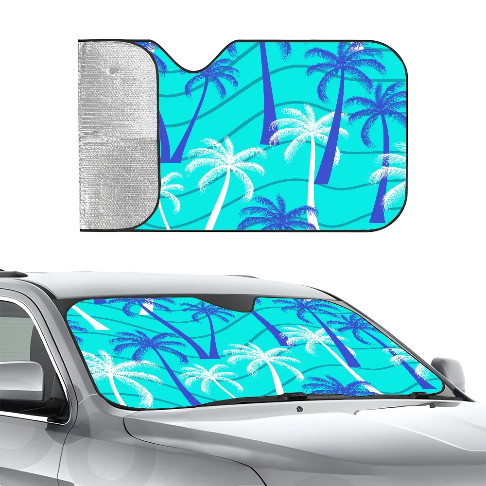 

Плем деревья цветы автомобиль SunSha трехслойная изоляция переднее лобовое стекло автомобиля солнце ша блоки на присоске УФ-лучи солнце