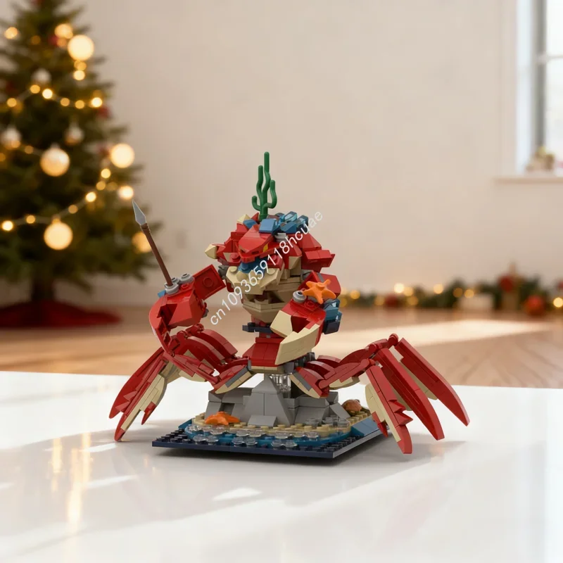 481pcs MOC The Zodiac Sign Cancer Adventurersed Model Building Toy Blocks Assemble Creative Idea Brick Christmas Gifts Kids