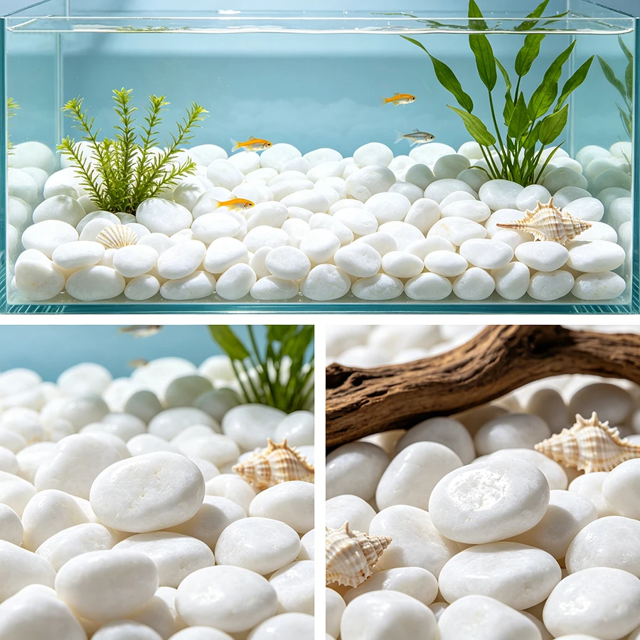 250/600g White Pebbles for Aqu - огляд і ціна Aquasoil Substrate