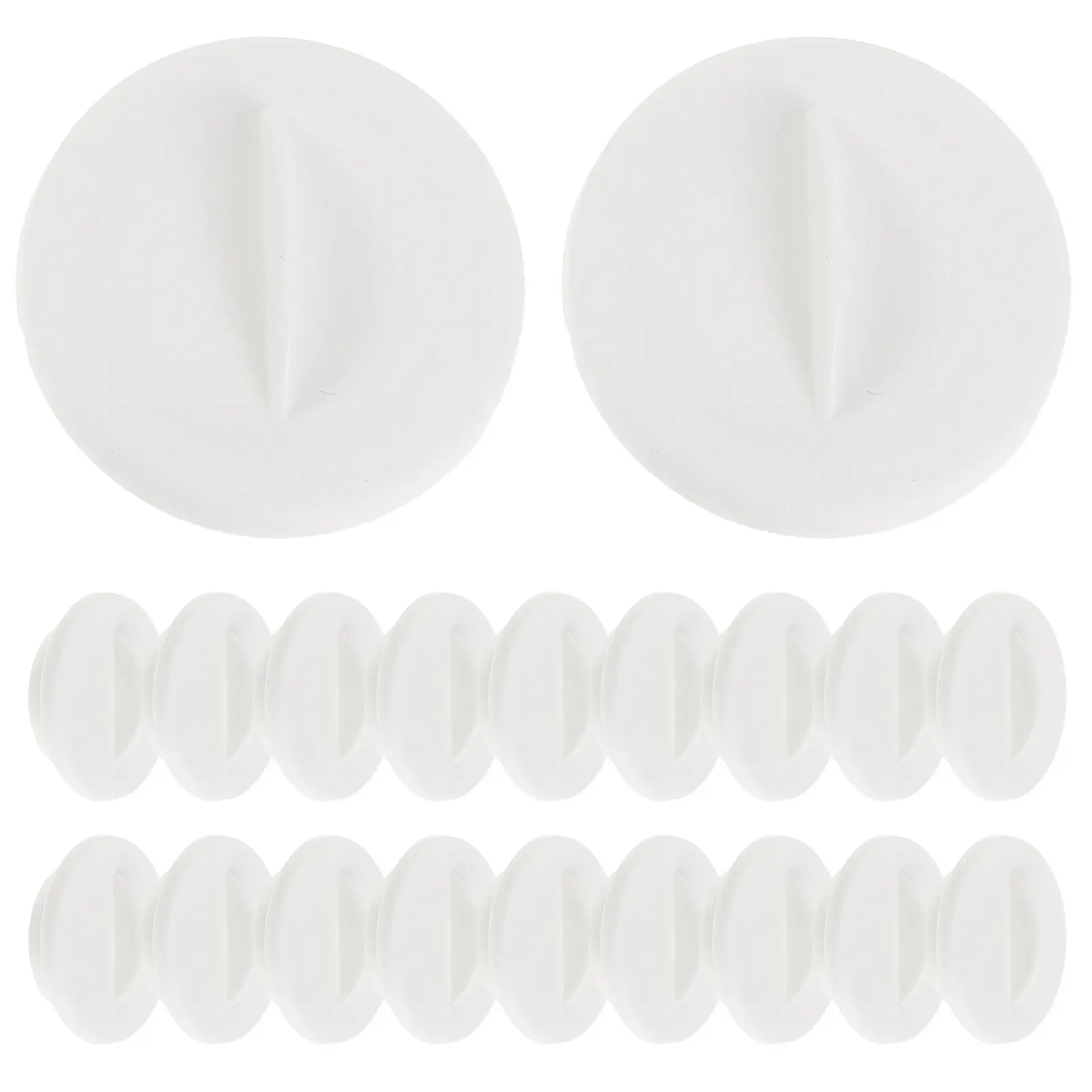 20Pcs Hydroponic Pod Hole Covers Plant Spacer Caps 1.5 Inch Plastic Lids Indoor Garden Growing System Accessories Hydroponic