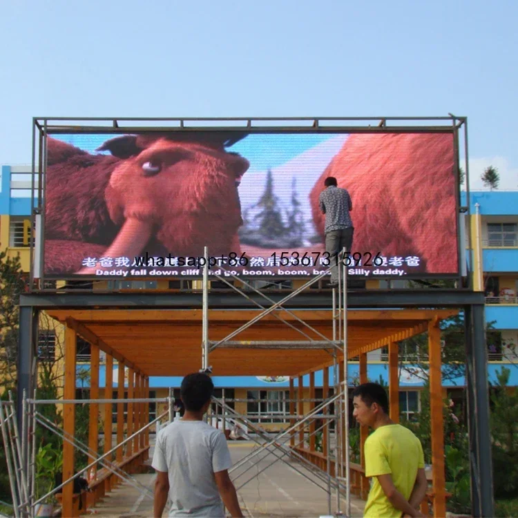 

Indoor Outdoor Customized front or back service HD P2.5 P3 P4 rooftop LED screen sign Billboard for Store Shop Restaurant Hotel