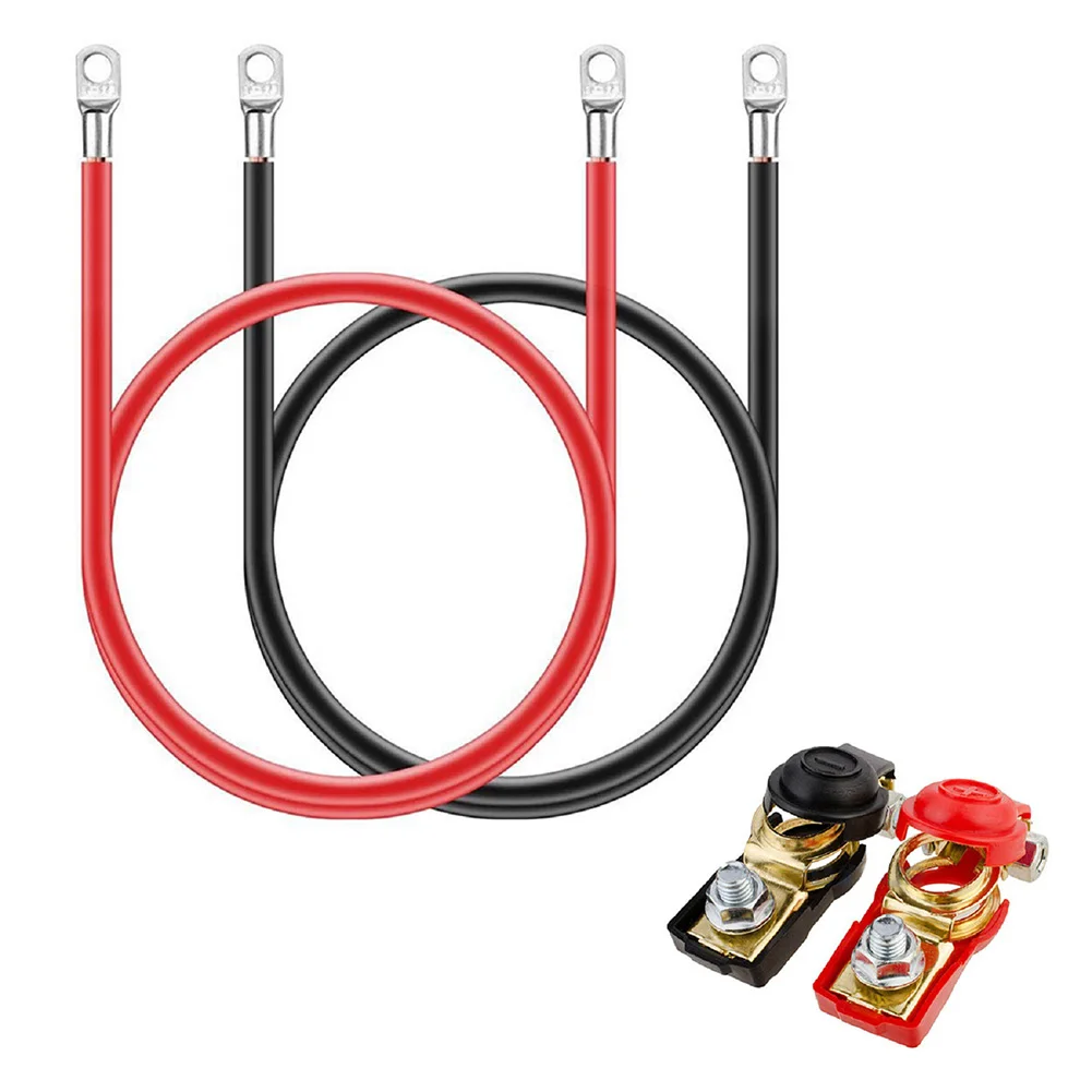 

12V Battery Cable Battery Cables For Convenient Use Secure Connection Comprehensive Set Easy Installation For 12V Systems