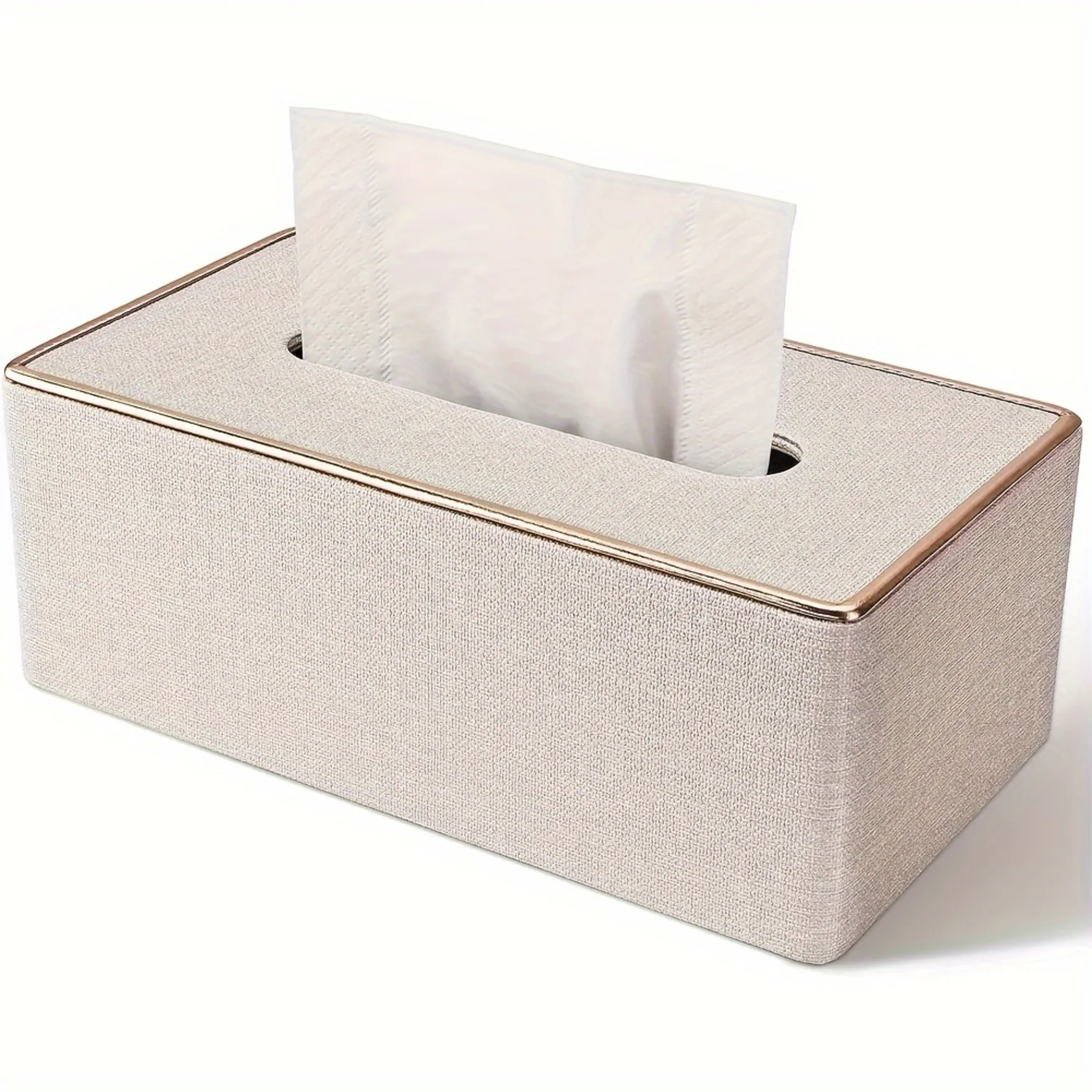 

Elegant Leather Tissue Dispenser - Perfect for Home & Car, Fits Bedroom and Living Room