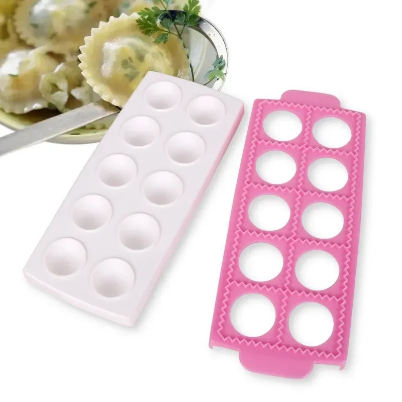 Kitchen Tools 10 with Tortellini Molds Ravioli Aluminum Shape Dumplings Dumplings Kitchen DIY Tools for Making Pastry Dumplings