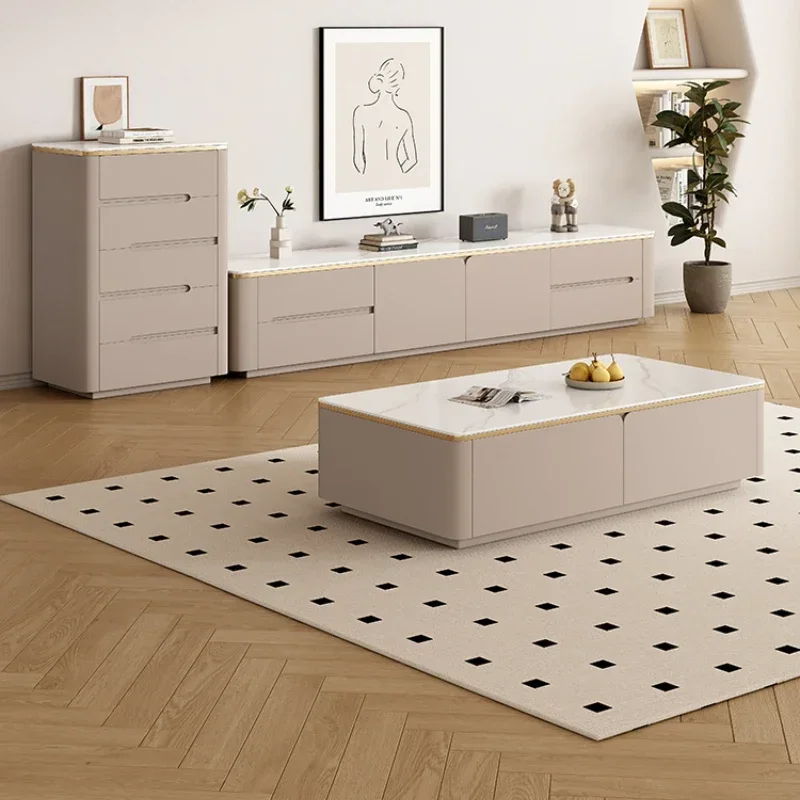 

Complete Living Room Tv Cabinet Nordic Stand Furniture Luxury Modern Console Mobile Decoration Multifunction Home Drawer Unit