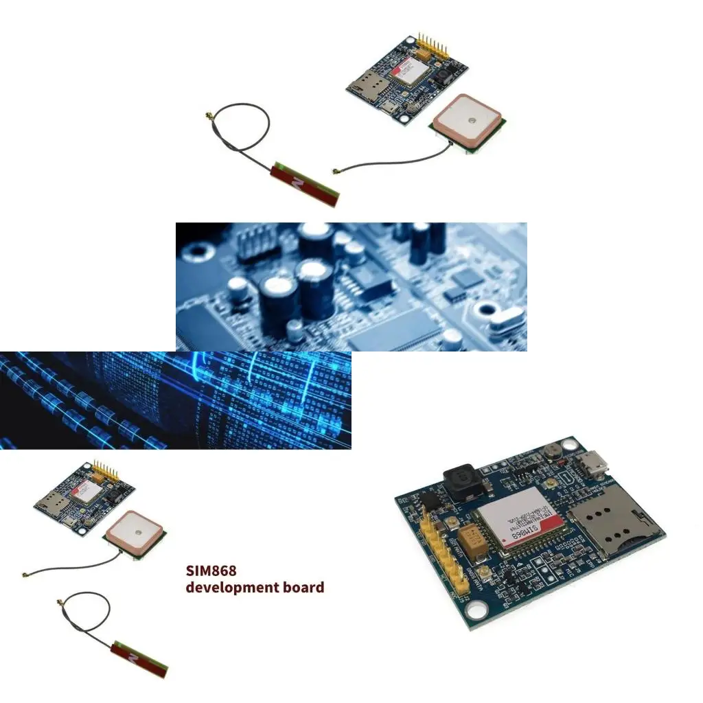 

SIM868 Development Board GPRS Bluetooth-compatible STM51 Module SIM868 Board SIM868 Breakouts Board 5-18V