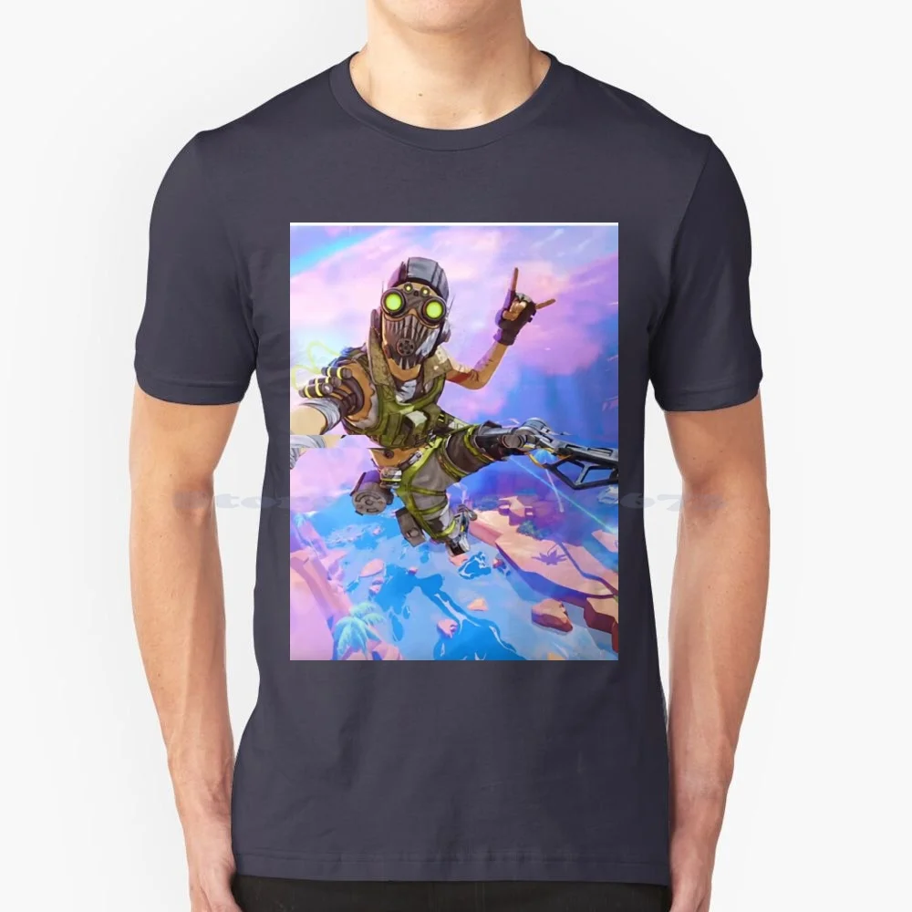 Apex Legends Octane T Shirt 100% Cotton Tee Apex Legends Bloodhound Heros Battle Royale Pubg Video Game Gamer Gaming