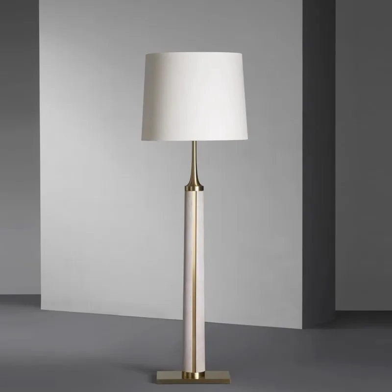 Modern Designer's Personalized Luxury Leather Floor Lamps Living Dining Room Cafe Kitchen Indoor LED Standing Lights Art Fixture