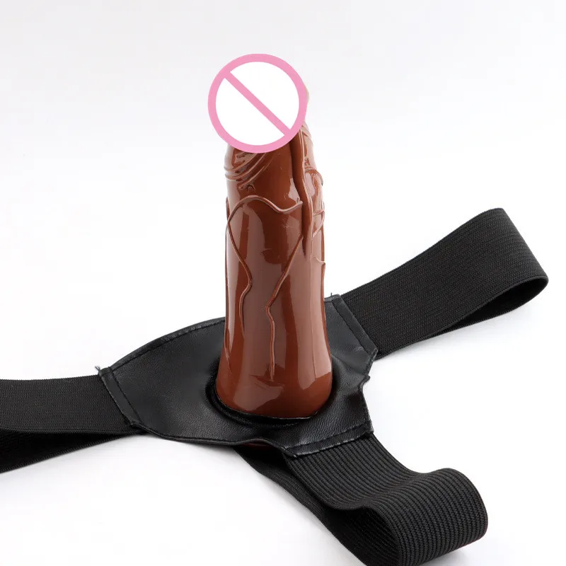 New Wearable Penis Dildo Hollow Sleeve For Unisex Realistic Dick With Panties SexToy Extension Masturbatio Anal Toys For Lesbian