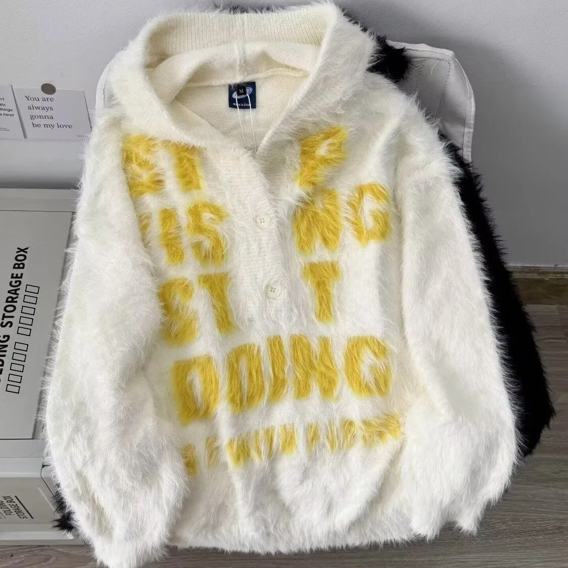 

Boys Knitted Sweater Winter Faion Design Sense Tassel Fringe M Yellow Milk Knitwear Outerwear Sweet Sle Casual Knit irt