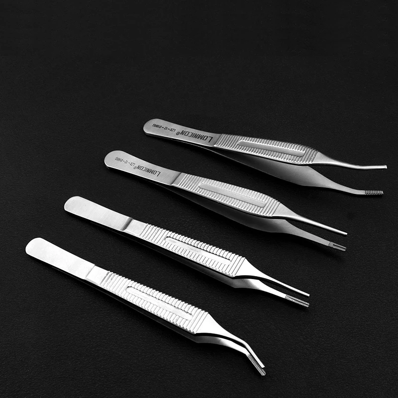 

Medical surgical toothed forceps for extracting cartilage from the ear and nasal cavity tweezers