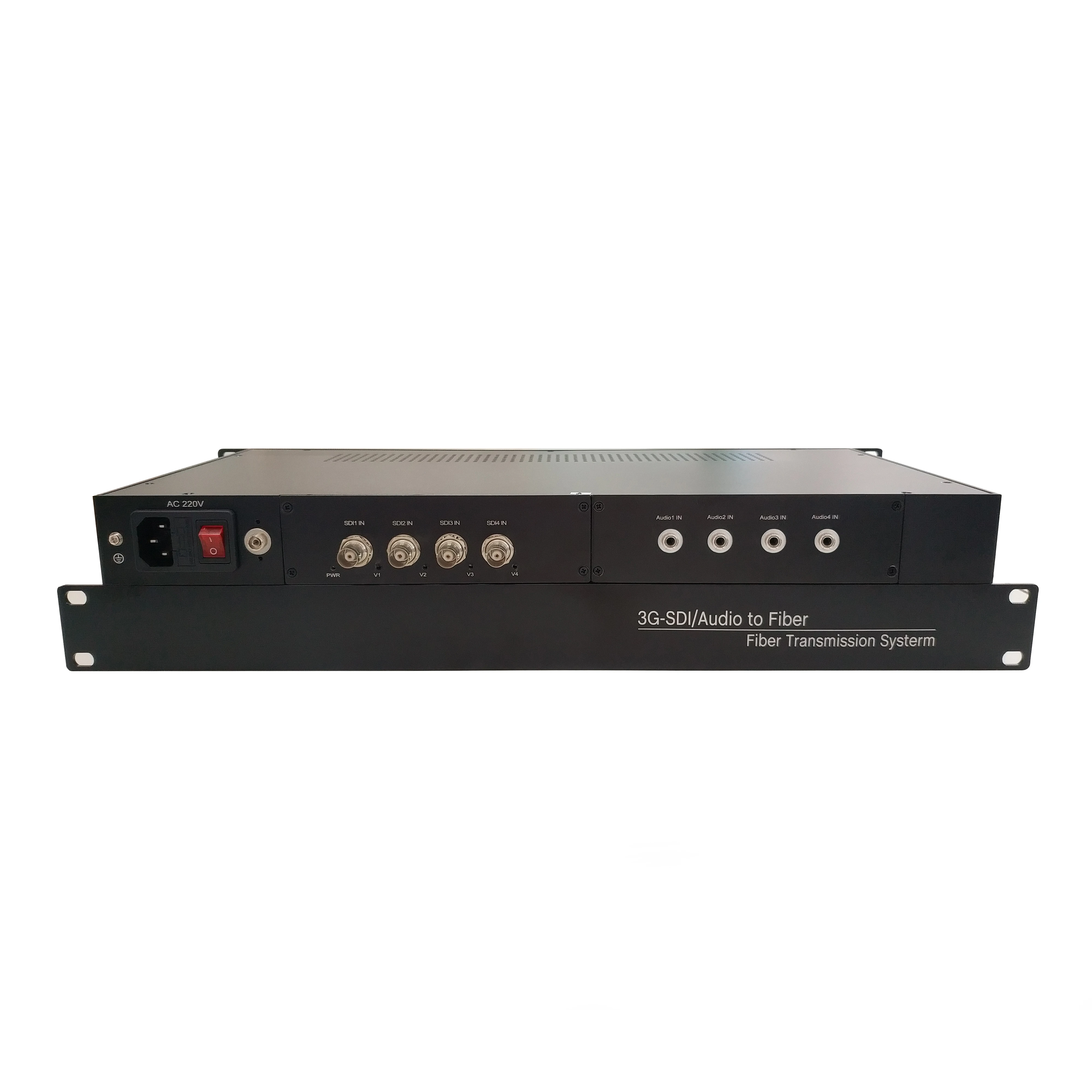 

4-Channel 3G SDI Video & 4CH 3.5mmo Over Fiber Optic Converter with 20km Transmission for CCTV/Broadcast