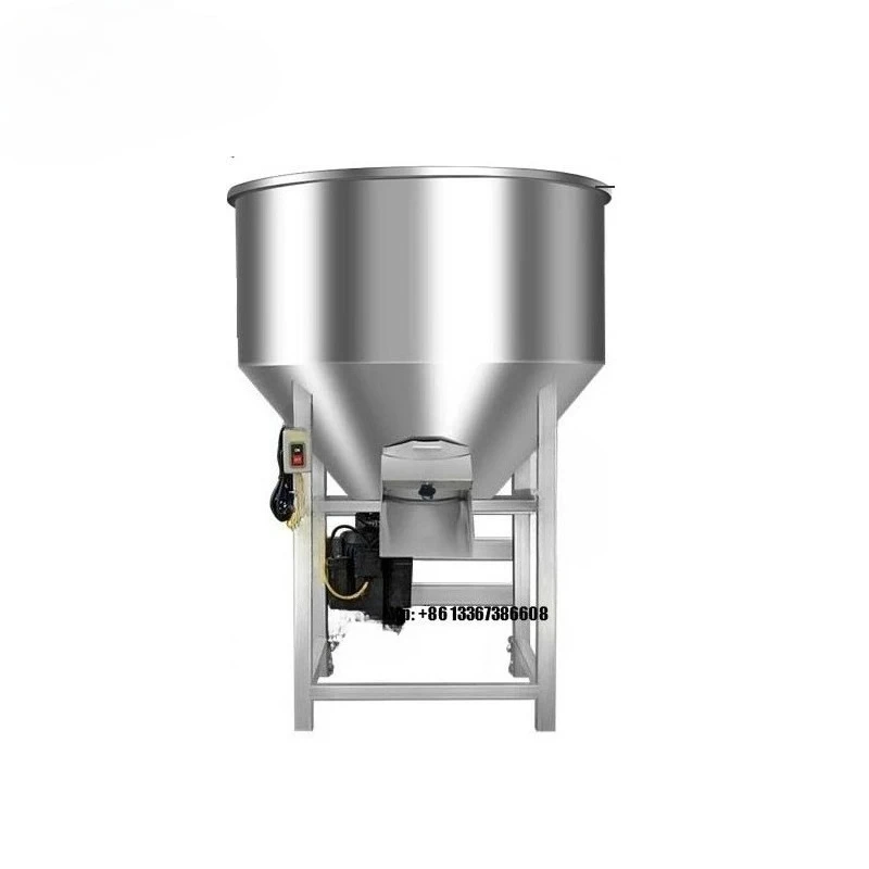 Stainless Steel Animal Feed Mixer, Poultry and Chicken Feed Grinder, Seed Pellet Mixer Long Service Life New Feed Mixer