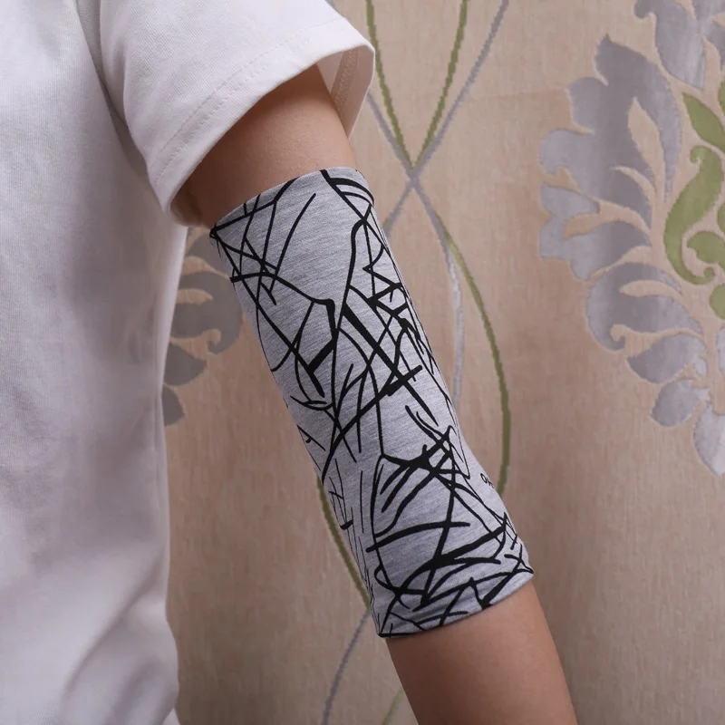 1 pair of elbow Summer Thin arm Guard Air conditioning room warm joint Arm Elbow cover Sports cover Scar Tattoo fashion