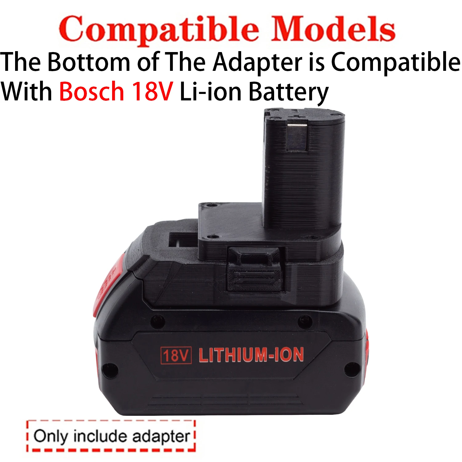 Battery Adapter For Ryobi 18V ONE+ Li-ion Tool Converter To Bosch 18V Li-ion Battery Adapter Converter Power Tool Accessory