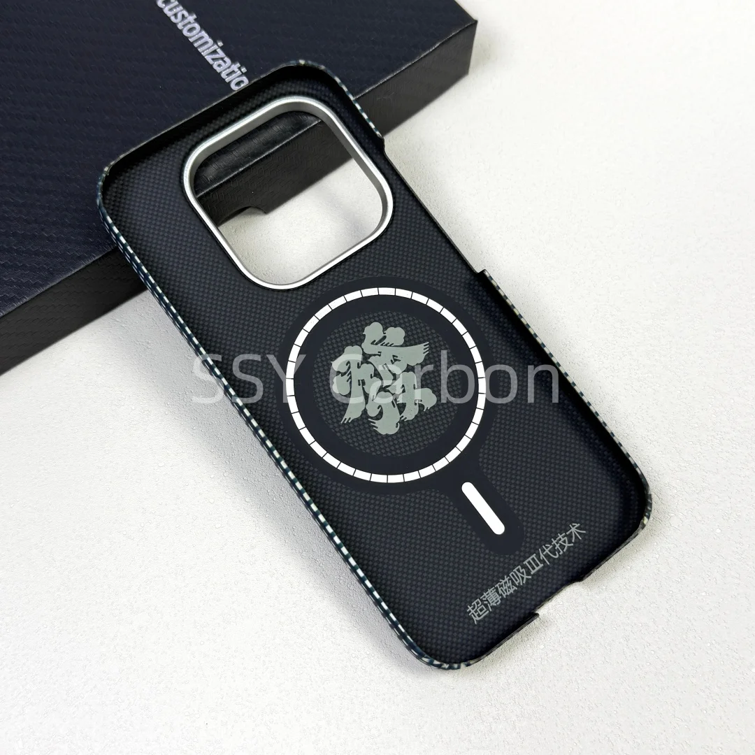Prawdziwe etui z włókna węglowego do Xiaomi 17 Kevlar Magsafe – luksusowe etui z włókna węglowego, ultralekkie i ultracienkie, ochronne etui. — zdjęcie produktu 6