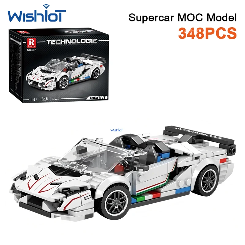 

687 367pcs RX7 Car Building Blocks MOC Bricks High Tech Ideas Toy Kit Collection DIY Gift Kids Adults Assembly Model Bricks