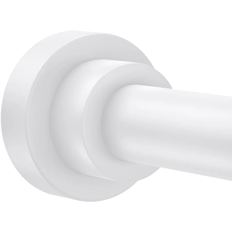 

Карниз для душа 3180 дюймов, регулируемый карниз для штор без сверления натяжения, душевой стержень из нержавеющей стали для перегородки в ванной комнате, белый