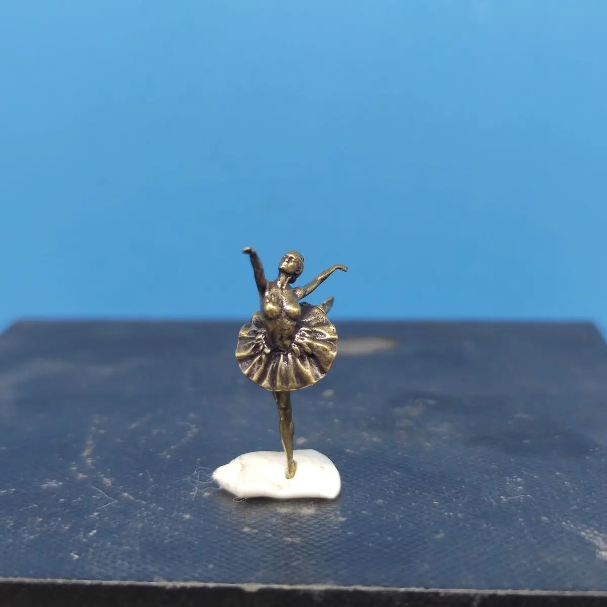 النحاس الحسية البجعة السوداء نموذج DIY مصغرة المشهد زخرفة مصغرة راقصة الباليه صور المشهد العناصر الزخرفية الصغيرة #3