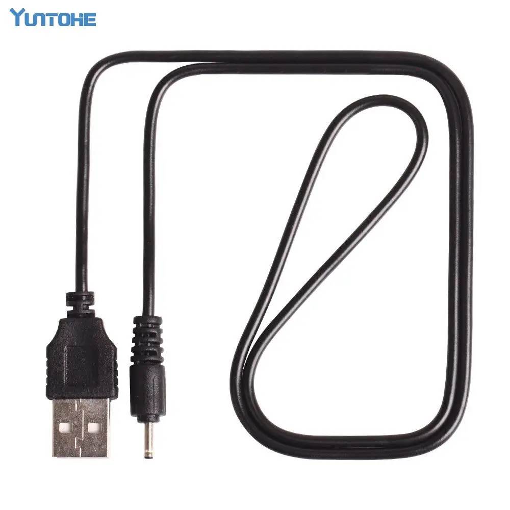 

100pcs/lot 70cm USB Charge Cable To DC2.0 Mm to Usb Plug/jack Power Cables Cord DC 2.0 DC2.0MM