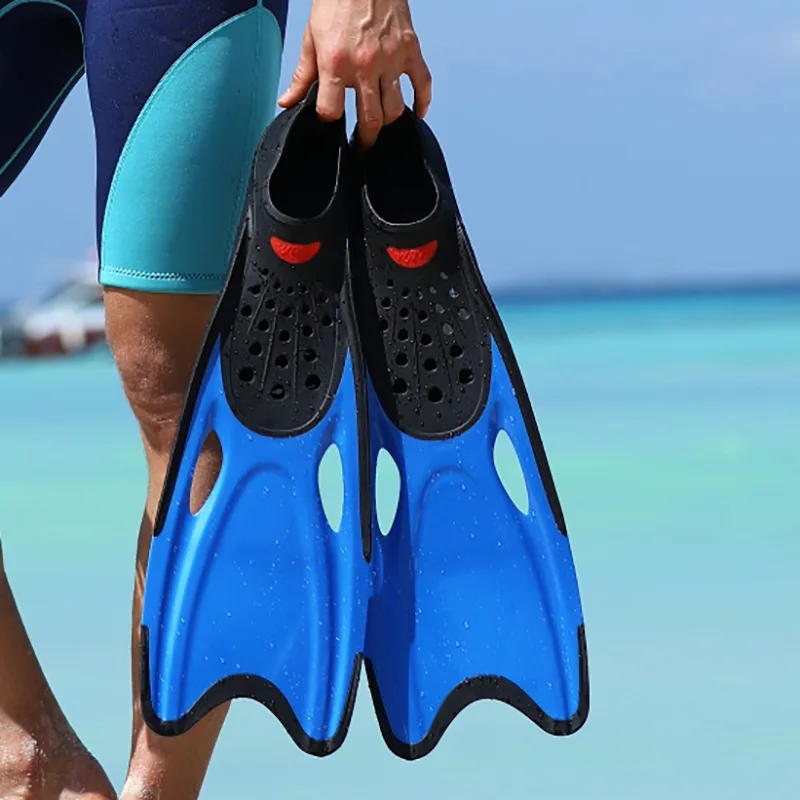 

New Men'S And Women'S Special Free Diving Flippers Pp Fishing And Hunting Diving Long Foot Auxiliary Swimming Double Fins